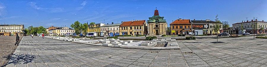 Plac Kościuszki w Tomaszowie Mazowieckim