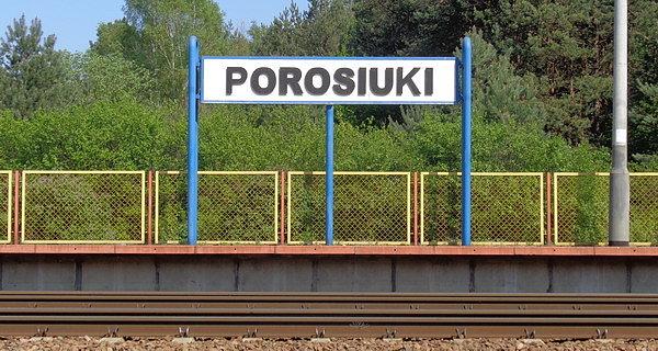 Na stacji w Porosiukach