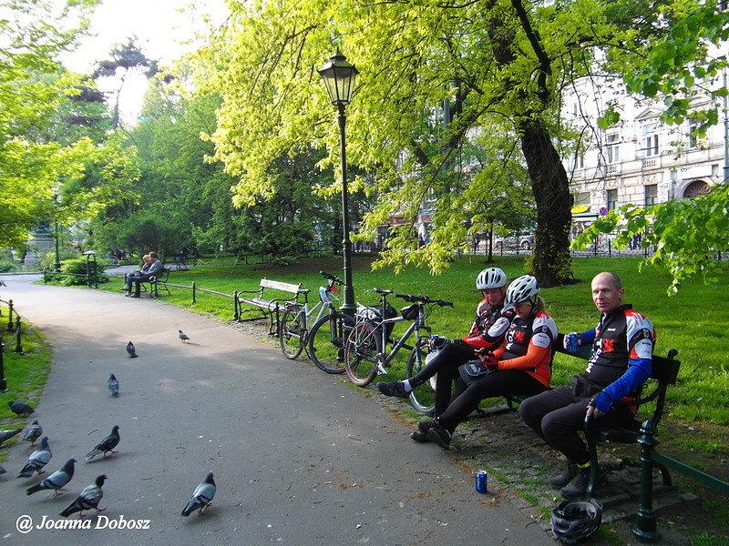 Odpoczynek w parku -Kraków