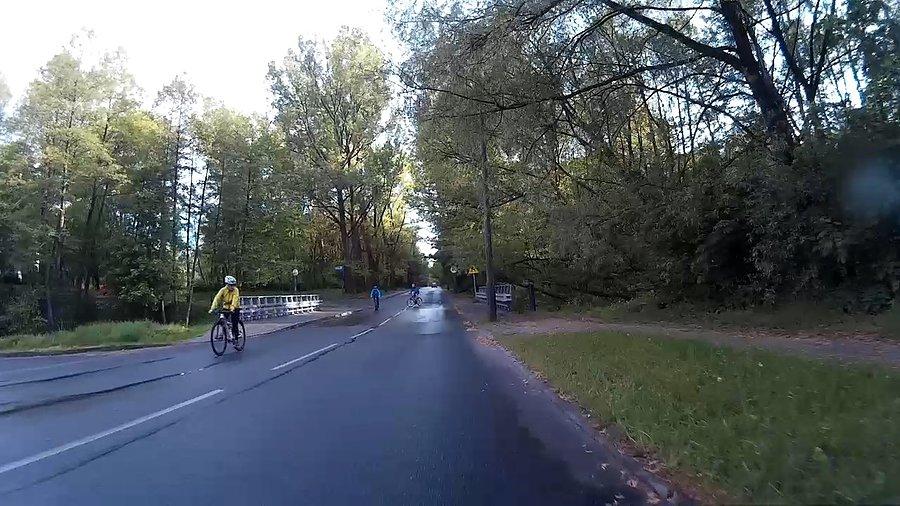 Znowu mokro, ale sporo rowerzystów