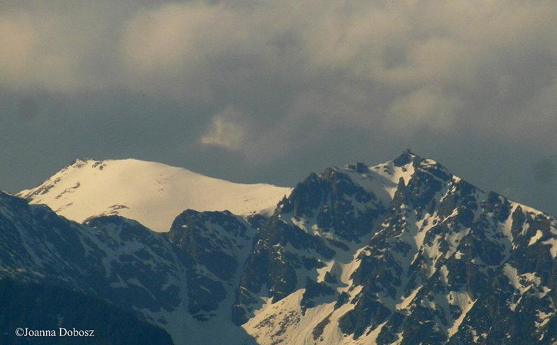 Poranny widok z naszego pensjonatu- Zakopane
