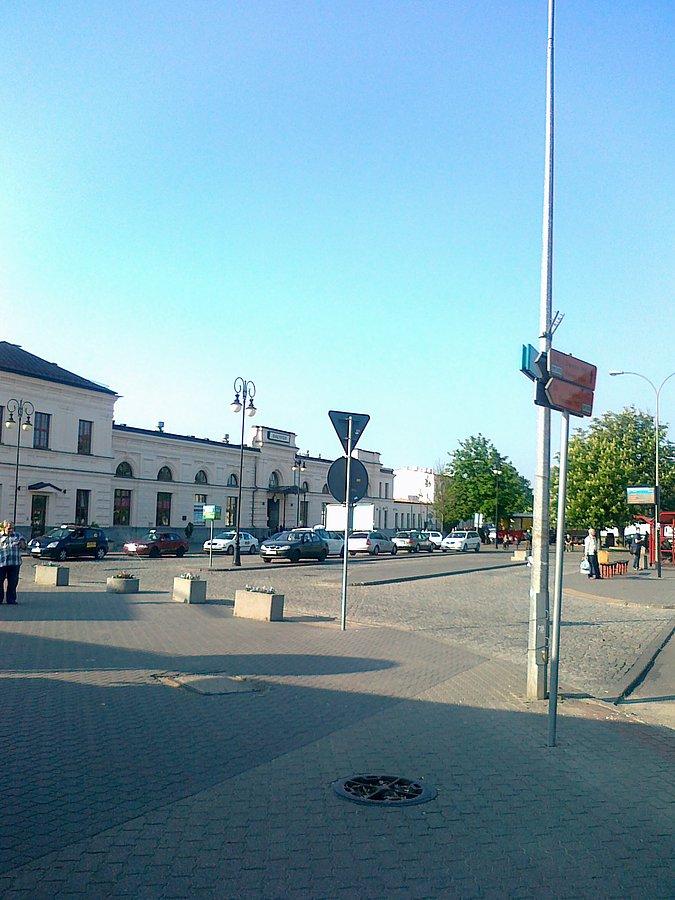 Przy dworcu PKP Białystok