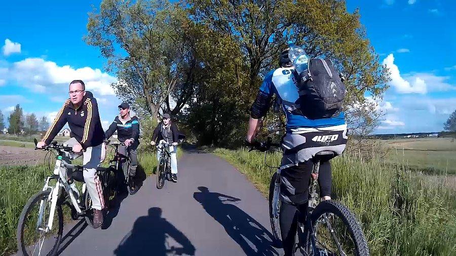 Rowerzystów też sporo