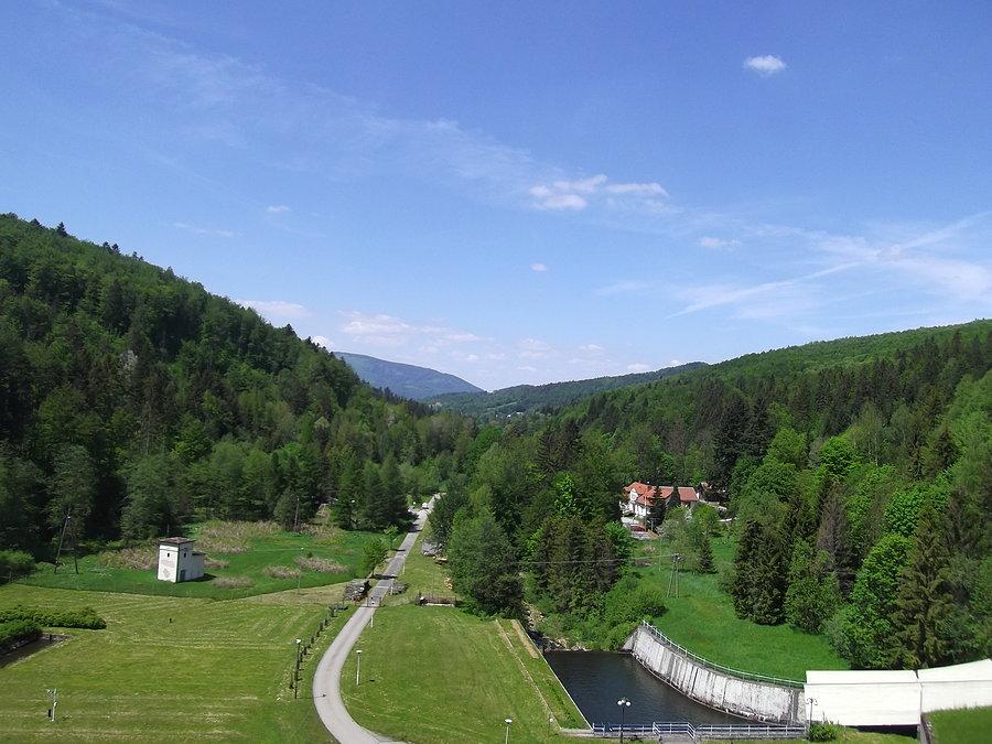 Widok z zapory