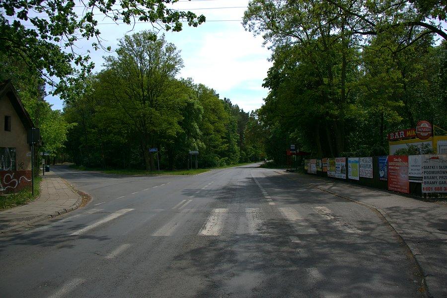 Już za przejazdem kolejowym w Zdunowie