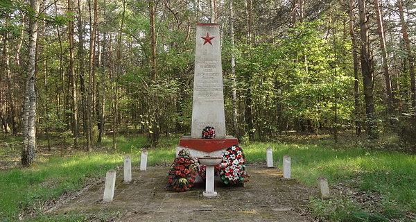 Kaliłów. Pomnik pamięci pomordowanych przez hitlerowców 40.000 jeńców radzieckich