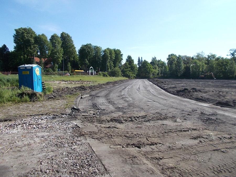 Pozostałości po torze na Agrykola