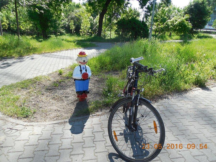 Rower i hydrant