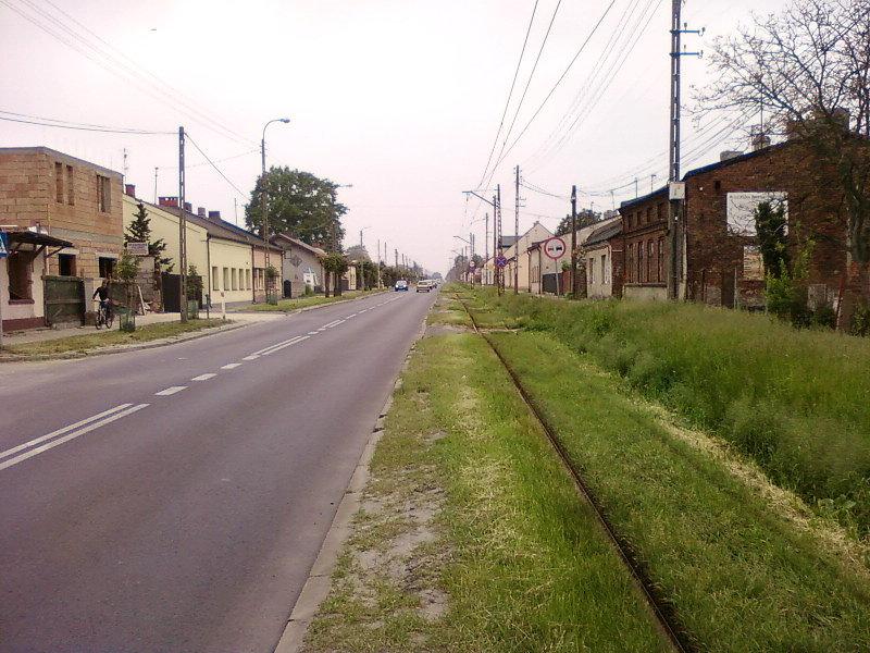 Konstantynów, droga na Lutomiersk