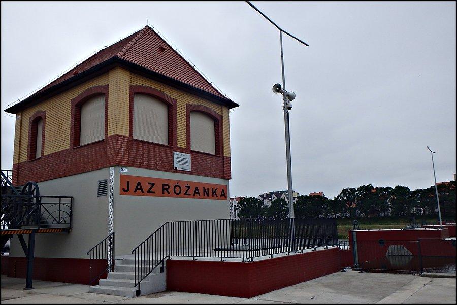 Jaz Różanka po remoncie