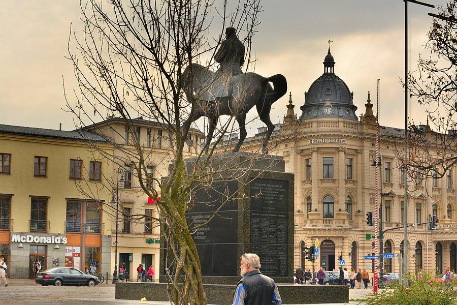 Marszałek na Placu Litewskim w Lublinie