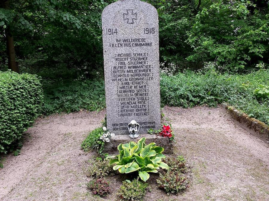 Pomnik poległych w I wojnie światowej w Kamminke