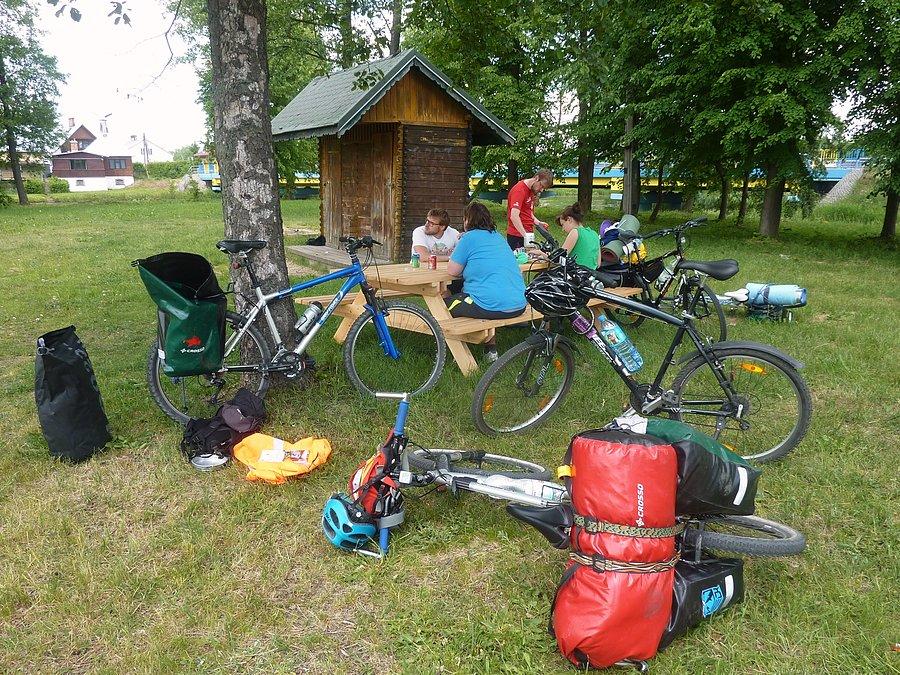Postój nad Nurem w Ciechanowcu