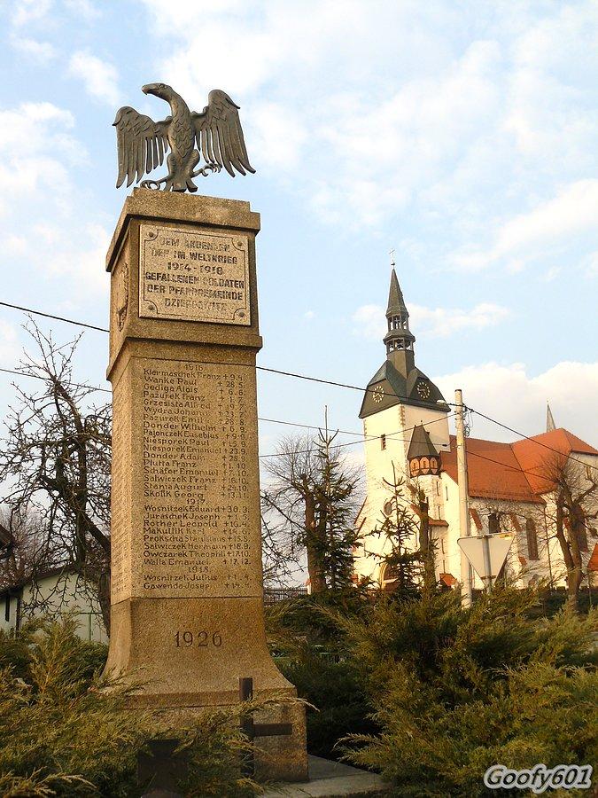 Pomnik w Dziergowicach