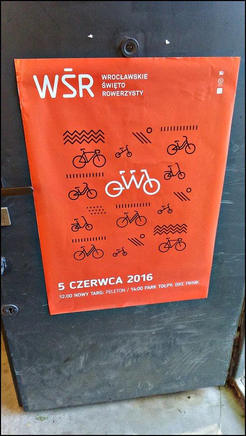 Plakat Wrocławskiego Święta Rowerzysty
