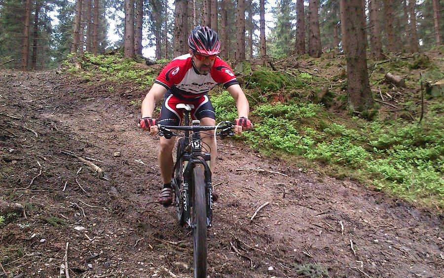Nie byłbym sobą, gdybym nie zademonstrował kolegom PURE MTB :)