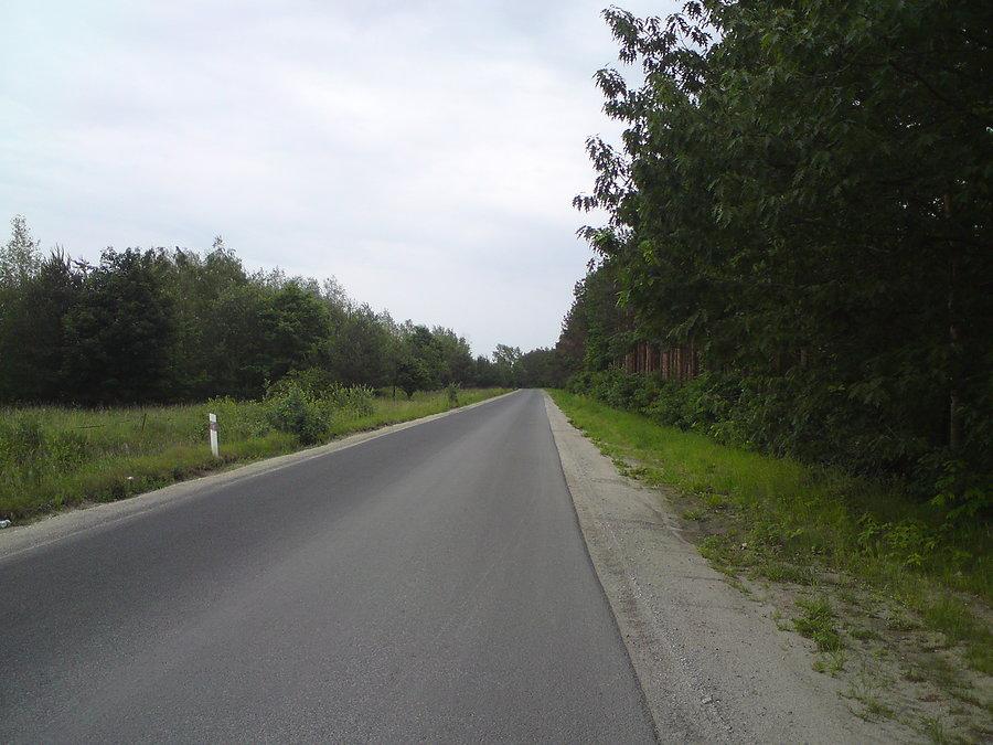 Nowy asfalt w okolicy kopalni
