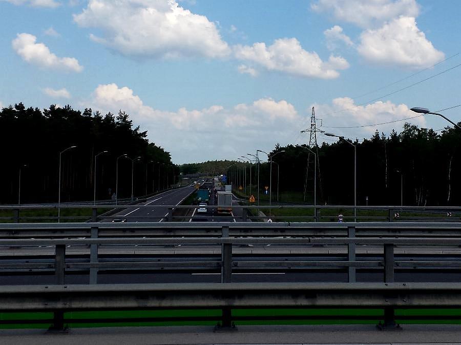 Tłok na S6 w kierunku morza