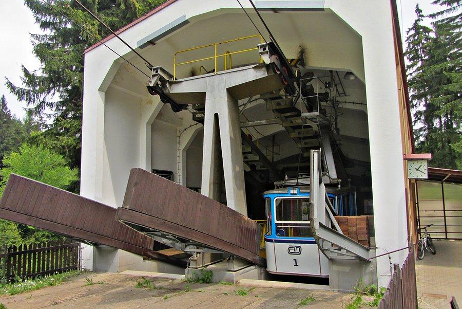 Gondola - nasz transport na Jested