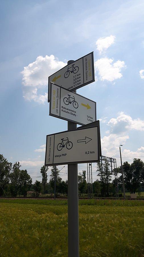 Rowerowe drogowskazy