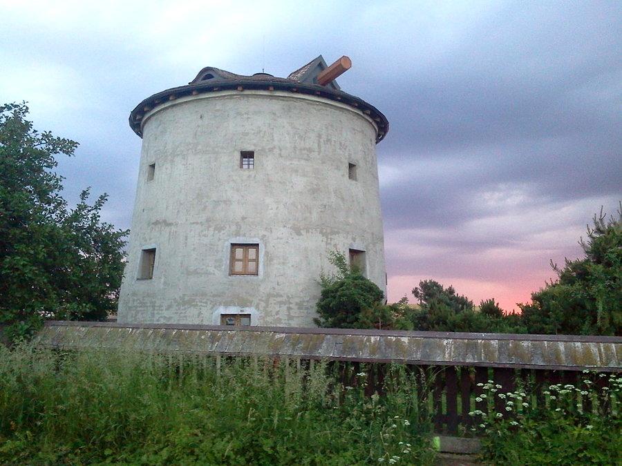 Wiatrak w Zbyslavicach