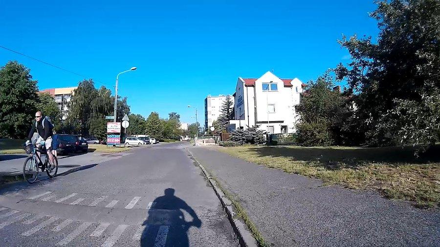 Piękne błękitne poranne niebo