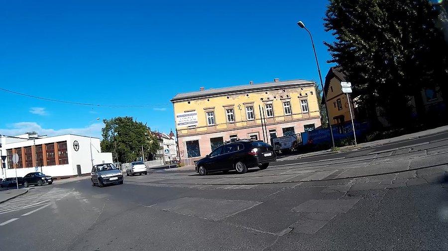 Na Zabrskiej - jedyne miejsce gdzie dzisiaj był problem z przejazdem