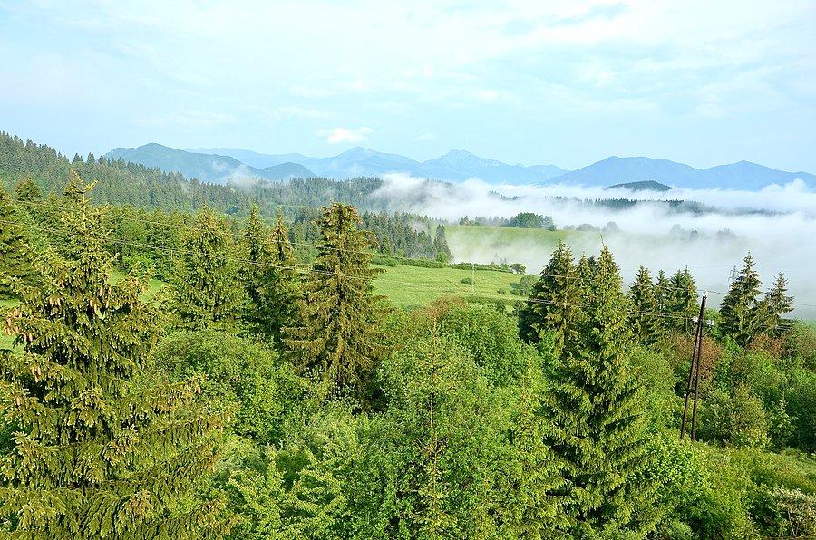 Mała Fatra sprzed Valaskiej Dubovej