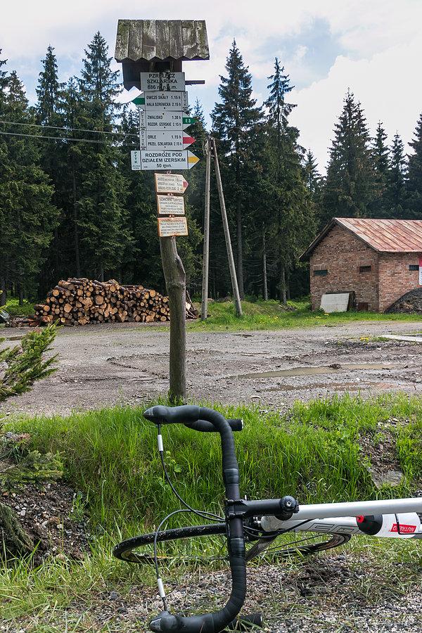 W drodze powrotnej zaliczona jeszcze Przełęcz Szklarska (886m)