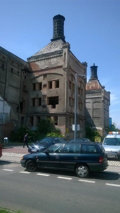 Ruiny słodowni w Głubczycach