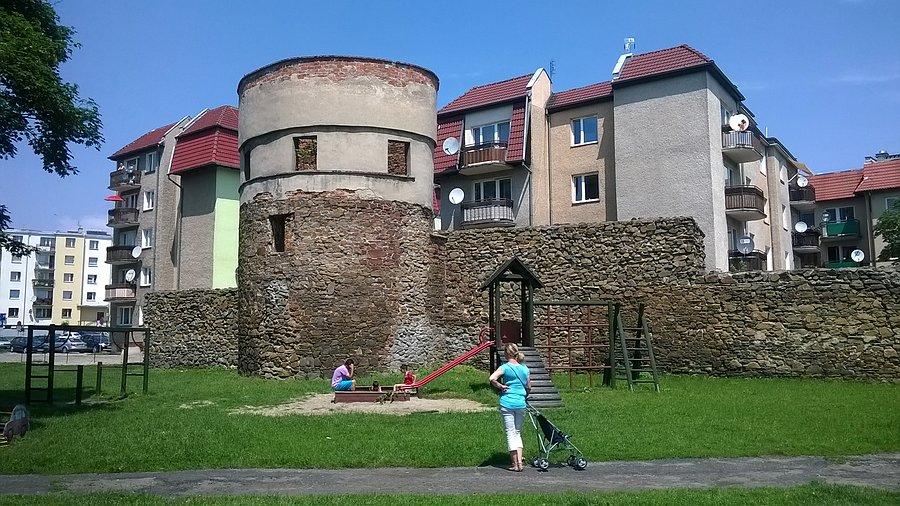 Resztki murów obronnych w Głubczycach