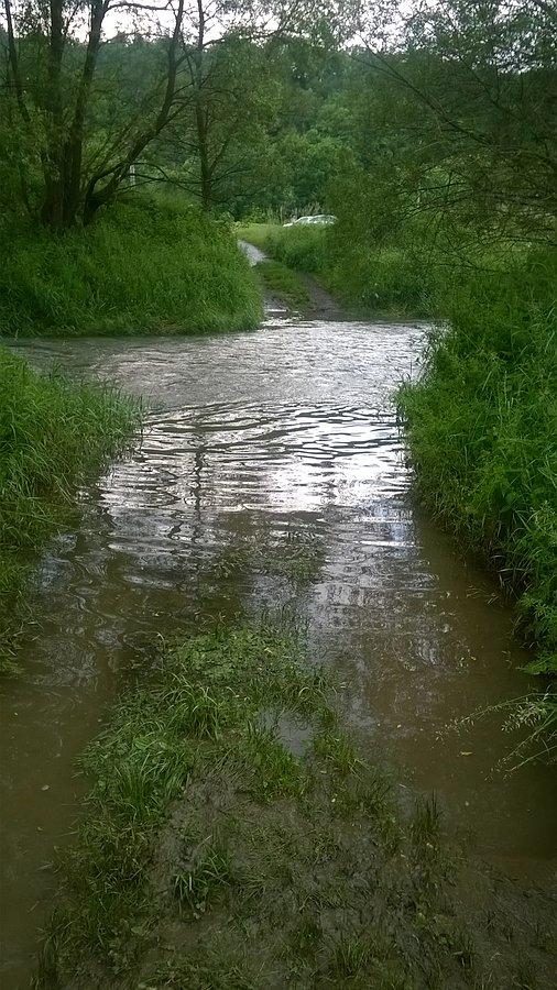 Osobłoga w Bohusowie dwa tygodnie temu było to 15cm wody dziś około metra