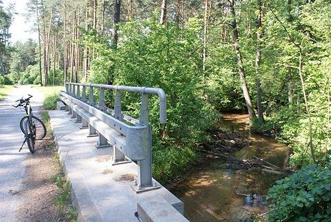 Na mostku nad Słomianką :)