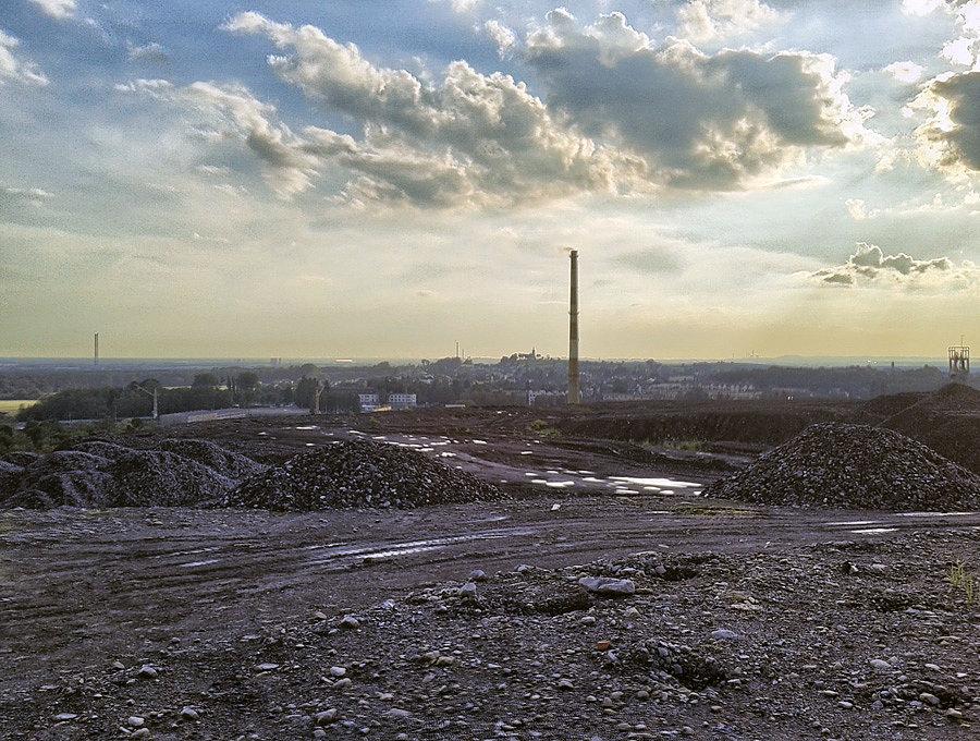 Widok z hałdy Ziemowit na Klimont