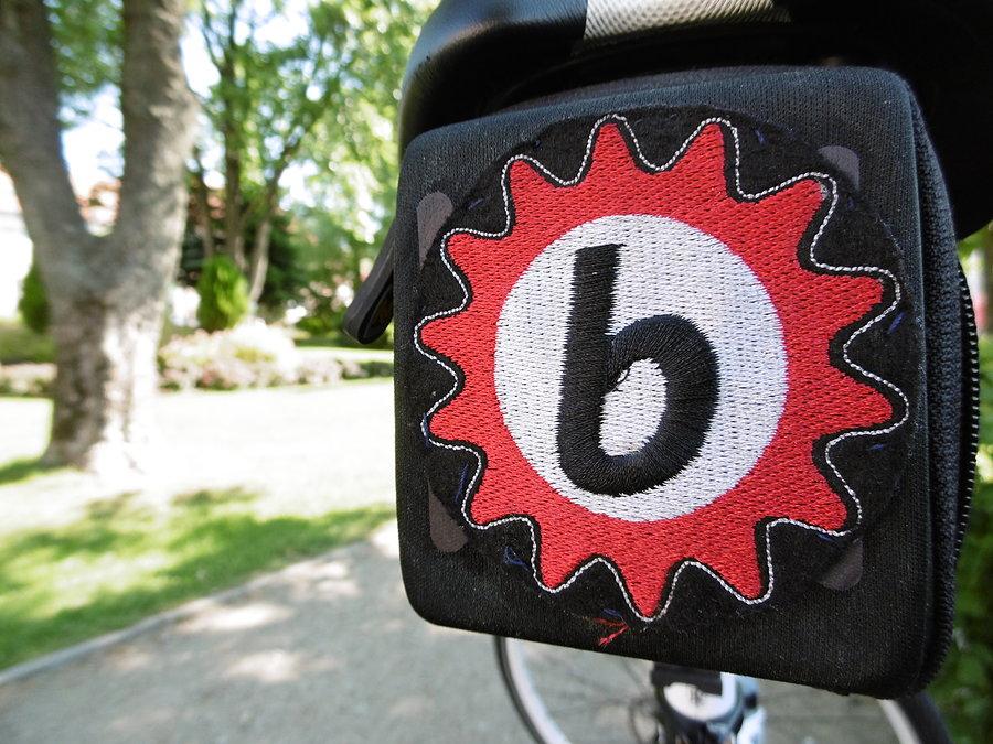 Logo Bikestats na torbie