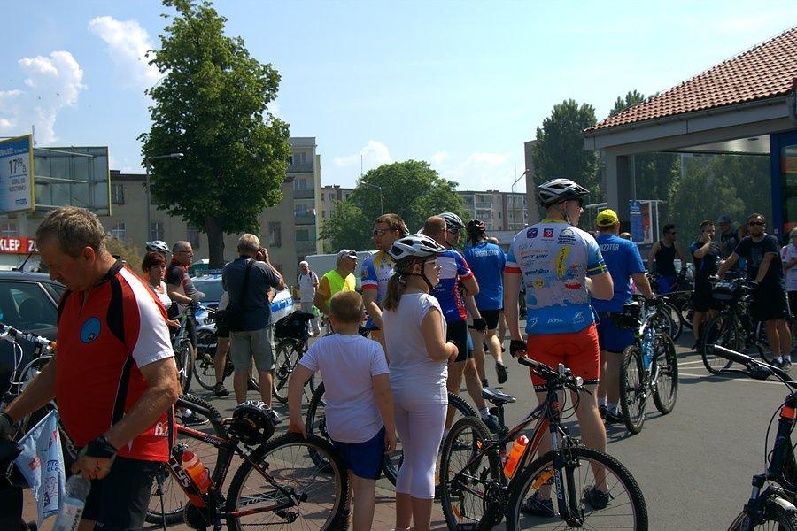 Przy Lidlu w Zdrojach już więcej rowerzystów