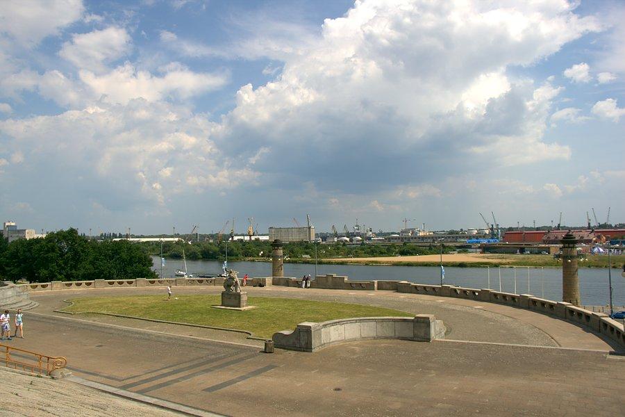 Widok z Wałów Chrobrego