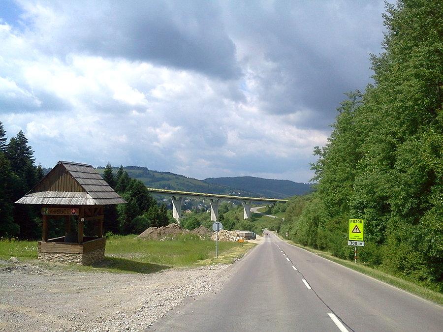 Podjazd ze Skalitego ku granicy