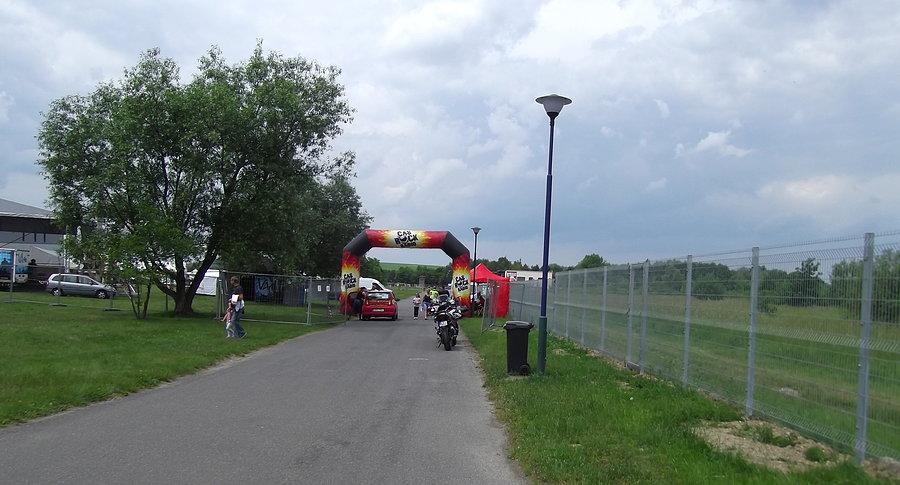 Ośrodek wypoczynkowy w Hlučínie. Właściwie od dzisiaj do niedzieli zlot motocyklistów. Może jutro tu podjadę