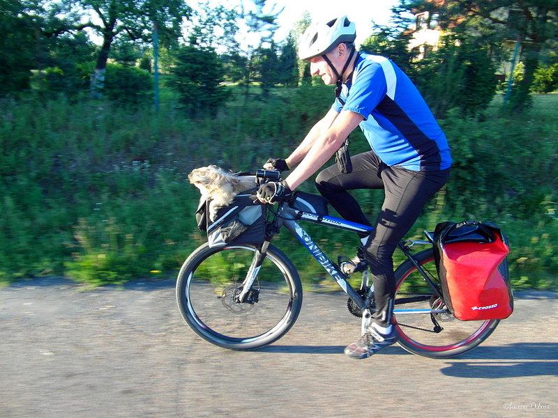 Rowerzyści w trasie