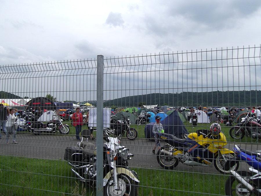 Zlot motocyklistów, fajna impreza. Widziałem kilku Polaków