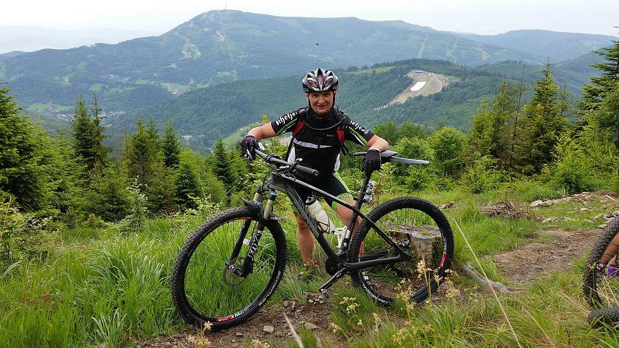 Wycieczkowy trening z kompanami z CFO. (czerwonym szlakiem)