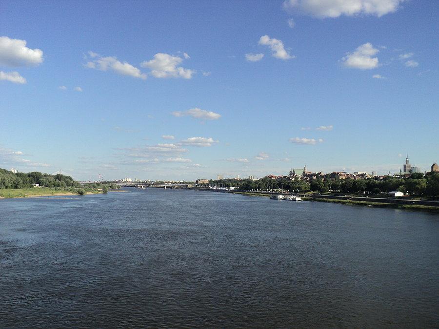 Wisła z mostu Gdańskiego