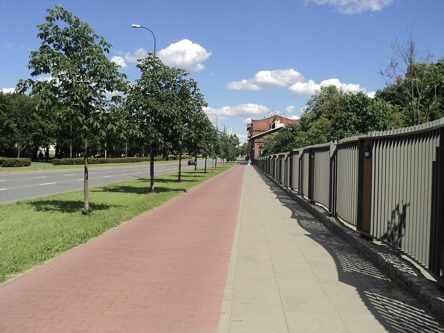 Ścieżka rowerowa na Kasprzaka