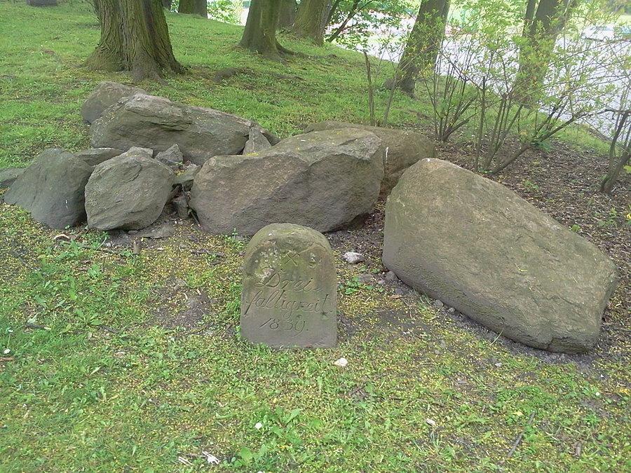 Kamień graniczny kopalni