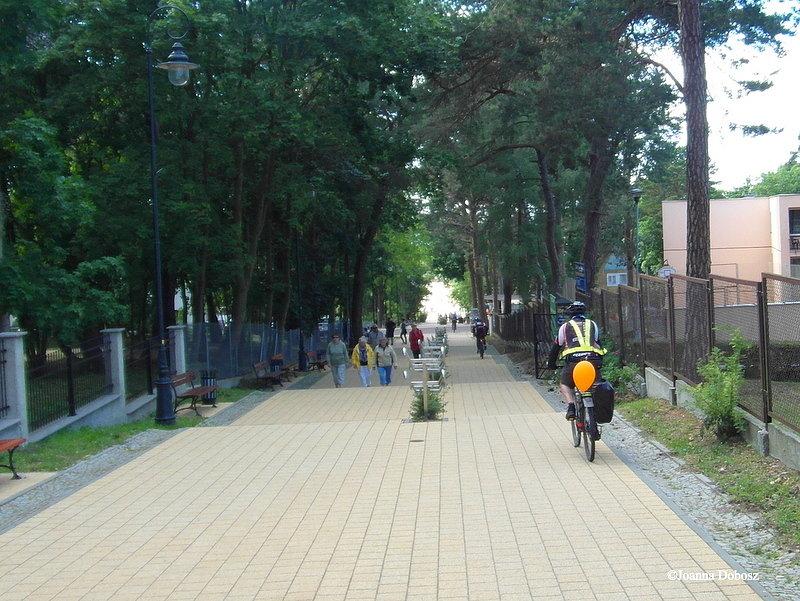 Promenada na plażę - Krynica Morska
