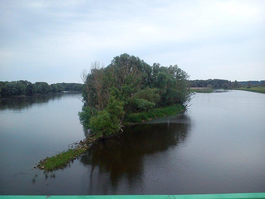 Na moście w Kostrzynie n/Odrą