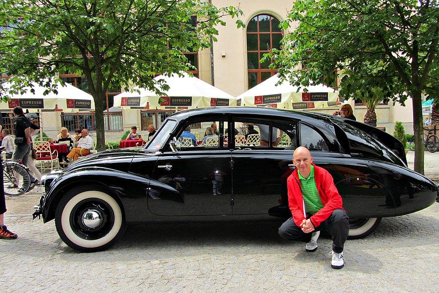 Kudowa Zdrój - zlot samochodów. Tatra 87, 1940