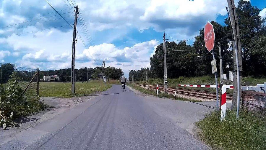 Jeden ze szlabanów działających na przycisk ;)