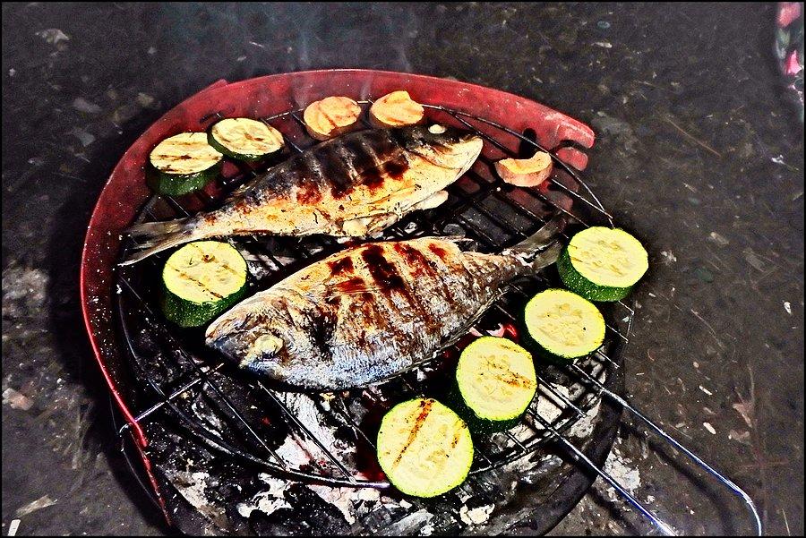 Zgrillowana rybka